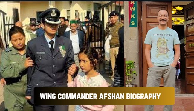 wing commander afshan biography